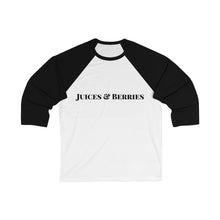 Load image into Gallery viewer, Juices &amp; Berries 3/4 Sleeve Baseball Tee