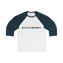 Load image into Gallery viewer, Juices &amp; Berries 3/4 Sleeve Baseball Tee