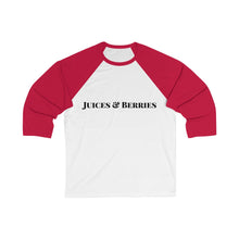 Load image into Gallery viewer, Juices &amp; Berries 3/4 Sleeve Baseball Tee